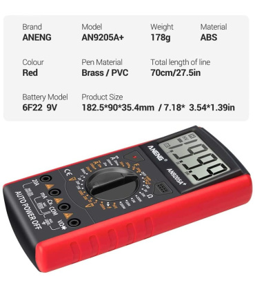 مولتی متر ANENG مدل AN9205A