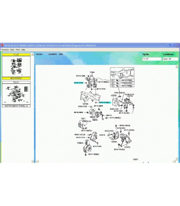نرم افزار کاتالوگ شماره فنی قطعات تویوتا لکسوس ورژن 2022