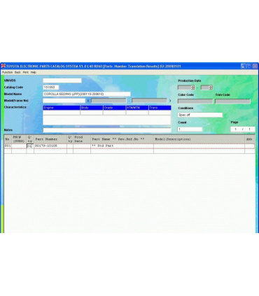 نرم افزار کاتالوگ شماره فنی قطعات تویوتا لکسوس ورژن 2022