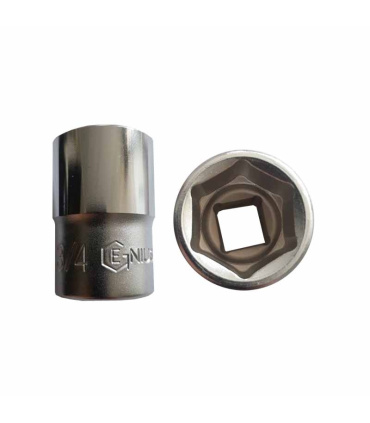 بکس کوتاه سفید 6پر درایو 1/2 سایز 3/4 جنیوس GENIUS مدل 483824