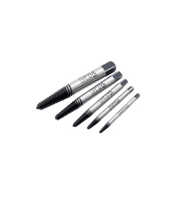 مجموعه 5 عددی قلاویز چپ گرد (پیچ شکسته بازکن) تاپ تول TOPTUL مدل JGAW0501