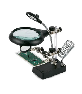 گیره مونتاژ ذره بین دار به همراه پایه هویه TE-800