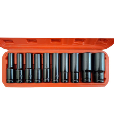 جعبه بکس بلند 10 پارچه فشارقوی درایو 1/2 سولا SOLA قرمز