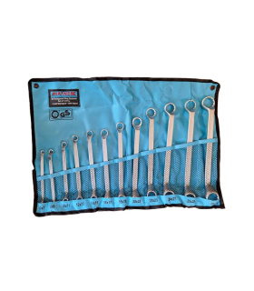 ست آچار 12 عددی دوسر رینگی سایز7*6 تا 32*30 میلیمتر هافنر HAFNER