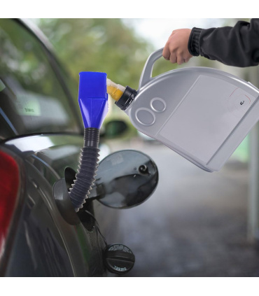 قیف خرطومی وصل شونده به سر بطری پت و گالن  Flexible Draining Tool Snap Funnel