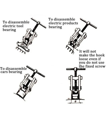 بلبرینگ کش سایز 2 اینچ ابعاد 45*35 ناخن نازک با جمع کن پایه کد 50