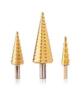 ست مته مخروطی 3 عددی فلز ورک زون WORK ZONE