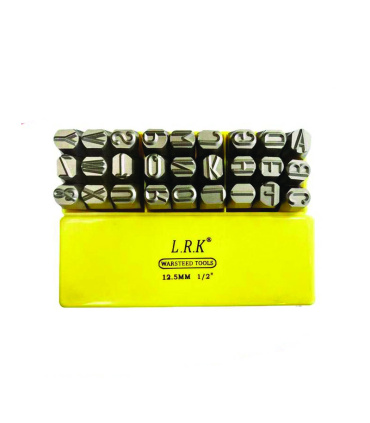 سنبه حروف کوب سایز 12.5 میلیمتر WARSTEED TOOLS مدل L.R.K