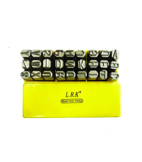 سنبه حروف کوب سایز 10 میلیمتر WARSTEED TOOLS مدل L.R.K