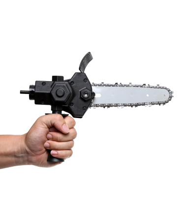 تبدیل دریل شارژی و برقی به اره زنجیری ساتاوین SATAVIN مدل 15 سانت (کارتن کاهی)