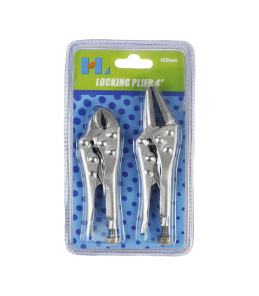 ست 2 عددی انبر قفلی 4 اینچ مینی و انبر قفلی دمباریک 5 اینچ اچ دات H