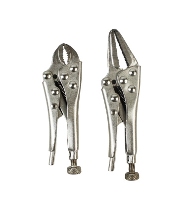 ست 2 عددی انبر قفلی 4 اینچ مینی و انبر قفلی دمباریک 5 اینچ اچ دات H