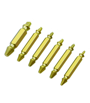 ست 6 عددی قلاویز چپگرد سر دریلی HSS مستر تولز MASTER TOOLS مدل 6P