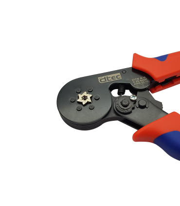 آچار پرس سر سیم وایرشو زن 6 طرفه دیتک DTEC مدل DT8 6-6