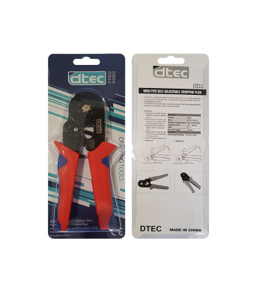 آچار پرس سر سیم وایرشو زن 6 طرفه دیتک DTEC مدل DT8 6-6