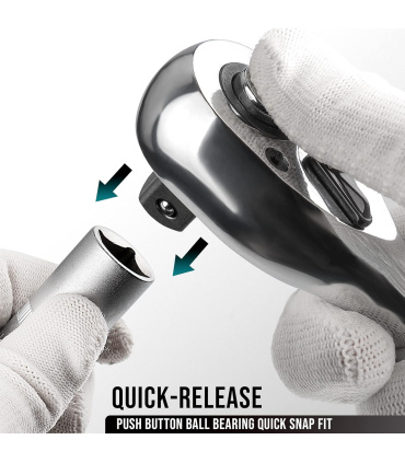 دسته بکس جغجغه ای درایو 1/2 خلاص‌کن‌سریع 72دنده استابون STABON مدل S12B