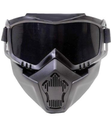 ماسک و عینک ایمنی بهمراه محافظ صورت دودی / جوشکاری راکیبا RAKIBA