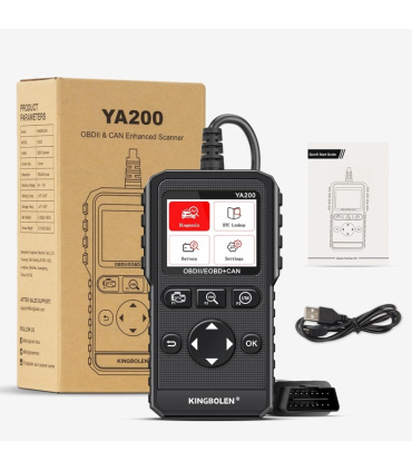 دستگاه دیاگ خودرو OBD II / EOBD + CAN مدل YA200 مارک KINGBOLEN