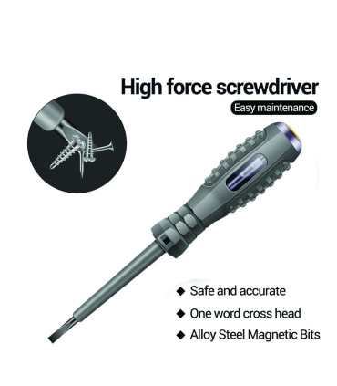 فازمتر القایی نشکن چند کاره نول متر فازیاب SEFANLY چراغ دار