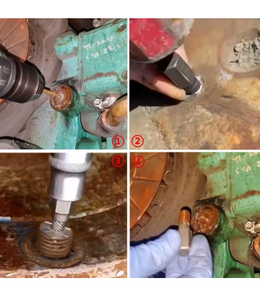 مجموعه 10 عددی قلاویز چپ گرد بکسی فشارقوی فورتیکا FORTIKA مدل FA1010