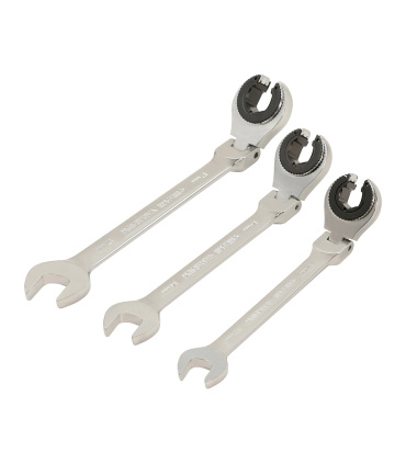 آچار سایز 10 یک سر تخت یکسر رینگی جغجغه ای چاکدار سرتاشو داناپلاس DANAPLUS مدل D5510