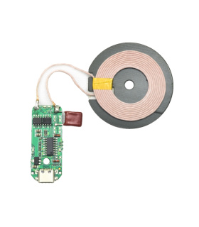 ماژول شارژر وایرلس 15W با ورودی Type-C به همراه صفحه کویل شارژ