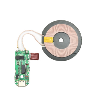 ماژول شارژر وایرلس 15W با ورودی Type-C به همراه صفحه کویل شارژ