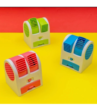 مینی کولر آبی رومیزی USB دو دریچه