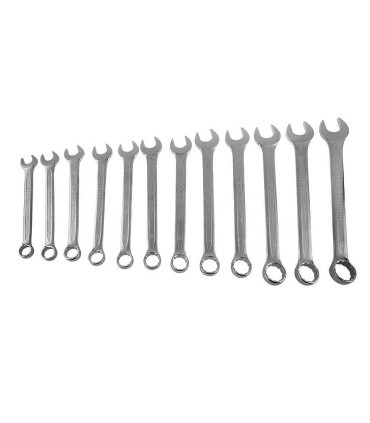 مجموعه 12 عددی آچار یکسر تخت یکسر رینگی آتا مدل BX1200