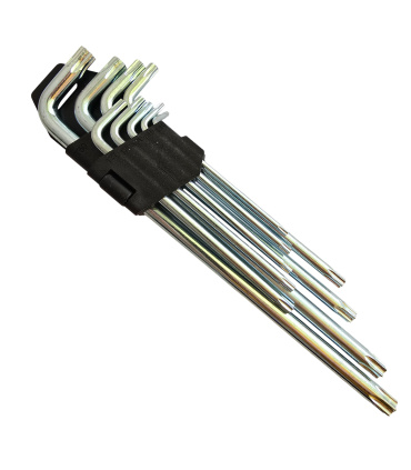 آچار آلن بلند ستاره T روکارتی کمری 9 عددی XINGLOG مدل LONG