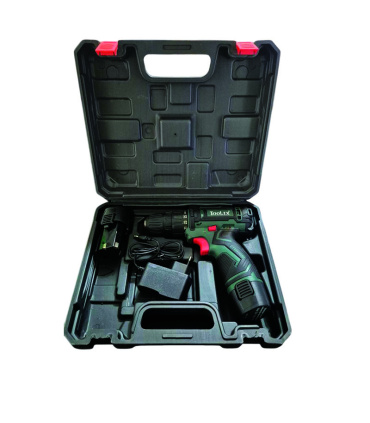 دریل پیچگوشتی شارژی 12ولت دو باتری تولیکس TOOLIX مدل TX-2412BM با کیف BMC