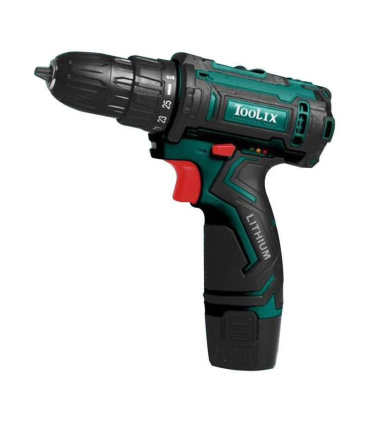 دریل پیچگوشتی شارژی 12ولت دو باتری تولیکس TOOLIX مدل TX-2412BM با کیف BMC