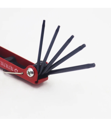 آچار آلن ستاره ای T چاقویی تاشو 8 عددی اسکای SKY مدل ST-1201B