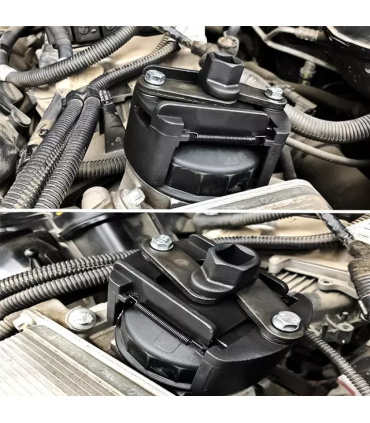 آچار فیلتر روغن بازکن کشویی دو طرفه درایو 1/2 بازه 60 تا 90 میلیمتر الکاتولز LKTOOLS مدل A5076