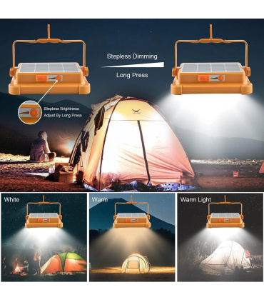 پروژکتور شارژی خورشیدی 100 وات پنل بزرگ مدل TAP FOG 600W