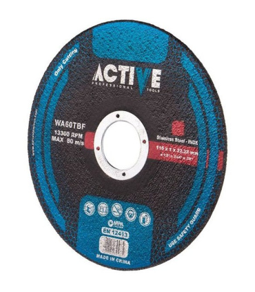 صفحه استیل بر مینی فرز سایز 115 اکتیو ACTIVE مدل AC-51151 کد WA60TBF