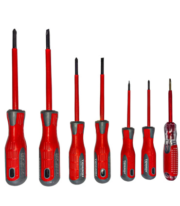 ست پیچ گوشتی 7 عددی عایق ضدبرق 1000V تنهای TENHIGH