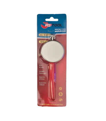 آینه بازرسی مکانیکی گرد 5.5 سانت دسته تلسکوپی TPR آس تول ASTOOL مدل AS-4404