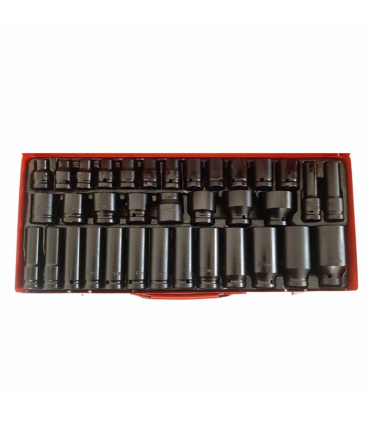 جعبه باز | جعبه بکس 35 پارچه بلند و کوتاه درایو 1/2 فشارقوی آس تول ASTOOL مدل AS-3135 (مخصوص بکس بادی)