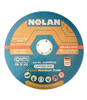 صفحه برش استیل بزرگ 180 میلی متر نولان NOLAN مدل WA46S-BF41