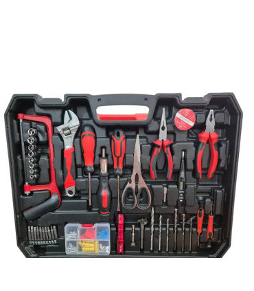 ست جعبه ابزار 125 پارچه بهمراه دریل برقی 710 وات گیربکسی جی‌آرتی GRT مدل G2016-125KIT با یکسال گارانتی