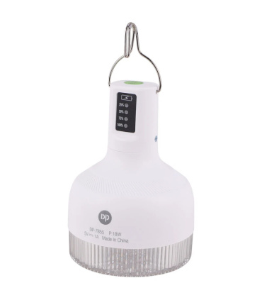 چراغ شارژی 28 وات باتری 2000mAh اضطراری آویز DP مدل DP-7855