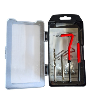 کیت تعمیر رزوه با فنر هلی کویل، قلاویز و لوازم مربوطه سایز 0.8*ST M5 گالیر GALIR مدل J1152