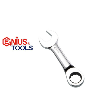 آچار کوتاه سایز 17یک سر تخت یک سرجغجغه ای جنیوس GENIUSمدل 760217