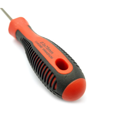 پیچ گوشتی چهارسو دسته پلاستیکی 3x75 20745