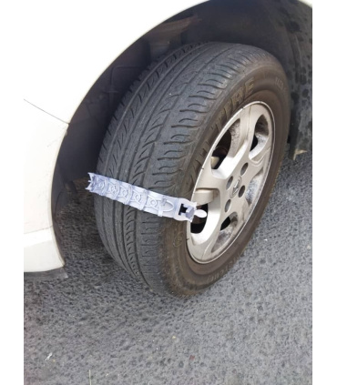 زنجیر چرخ کمری ژله‌ای 8 عددی TZ دندانه پلاستیکی مناسب تمامی خودرو های رینگ و تایر 13-14-15